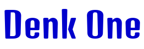 Denk One font